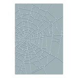 Sizzix - Tim Holtz - 2-D Texture Fades A5 Embossing Folder - Vault Cobweb