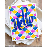 Waffle Flower Crafts - Craft Dies - Jolly Wave Panel