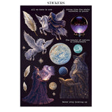 Stamperia Printed Art Junk Journal: Stickers, Cut-Outs, Backgrounds For Art And Craft - Cosmos