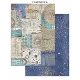 Stamperia Printed Art Junk Journal: Stickers, Cut-Outs, Backgrounds For Art And Craft - Cosmos