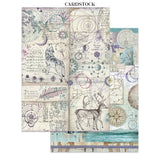 Stamperia Printed Art Junk Journal: Stickers, Cut-Outs, Backgrounds For Art And Craft - Cosmos