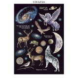 Stamperia Printed Art Junk Journal: Stickers, Cut-Outs, Backgrounds For Art And Craft - Cosmos