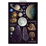Stamperia Printed Art Junk Journal: Stickers, Cut-Outs, Backgrounds For Art And Craft - Cosmos