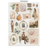 Stamperia Printed Art Junk Journal: Stickers, Cut-Outs, Backgrounds For Art And Craft - Flowers And Poems