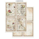 Stamperia Printed Art Junk Journal: Stickers, Cut-Outs, Backgrounds For Art And Craft - Flowers And Poems