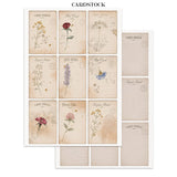 Stamperia Printed Art Junk Journal: Stickers, Cut-Outs, Backgrounds For Art And Craft - Flowers And Poems