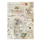 Stamperia Printed Art Junk Journal: Stickers, Cut-Outs, Backgrounds For Art And Craft - Flowers And Poems