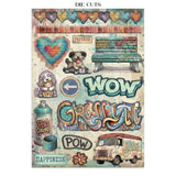 Stamperia Printed Art Junk Journal: Stickers, Cut-Outs, Backgrounds For Art And Craft - Furry Friends 2