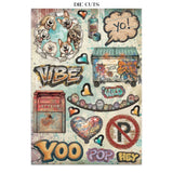 Stamperia Printed Art Junk Journal: Stickers, Cut-Outs, Backgrounds For Art And Craft - Furry Friends 2