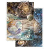 Stamperia Printed Art Junk Journal Focus Points For Art And Craft A5 - Cosmos