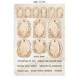 Stamperia Printed Art Junk Journal Focus Points For Art And Craft A5 - Flowers And Poems