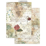 Stamperia Printed Art Junk Journal Focus Points For Art And Craft A5 - Flowers And Poems