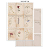 Stamperia Printed Art Junk Journal Focus Points For Art And Craft A5 - Flowers And Poems
