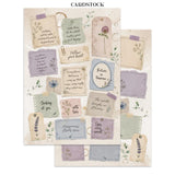 Stamperia Printed Art Junk Journal Focus Points For Art And Craft A5 - Flowers And Poems