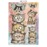 Stamperia Printed Art Junk Journal Focus Points For Art And Craft A5 - Furry Friends 2
