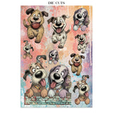 Stamperia Printed Art Junk Journal Focus Points For Art And Craft A5 - Furry Friends 2