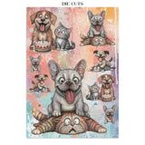 Stamperia Printed Art Junk Journal Focus Points For Art And Craft A5 - Furry Friends 2