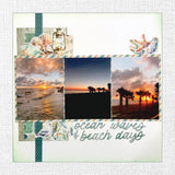 PAPER ROSE Seaside Memories 12x12 Paper Collection