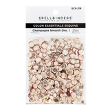 Spellbinders Champagne Smooth Discs Smooth Disc Sequins Card Shoppe Essential