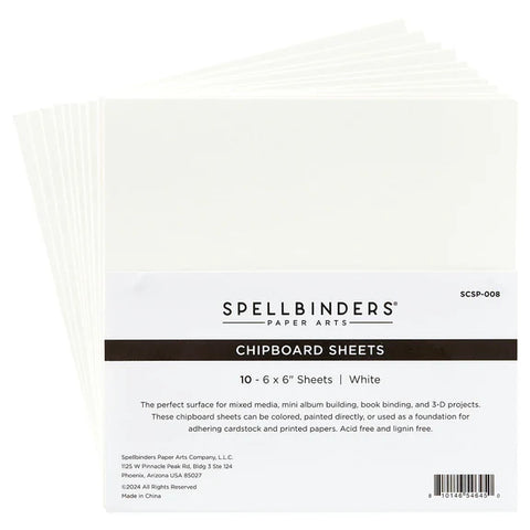 Spellbinders Chipboard Sheets 6 x 6" from the Storytelling by Spellbinders Collection