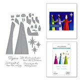 Spellbinders The Three Magi Stamp & Die Set from the Wonderland Collection