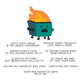 Spellbinders Dumpster Fire Clear Stamp & Die Set