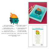 Spellbinders Dumpster Fire Clear Stamp & Die Set