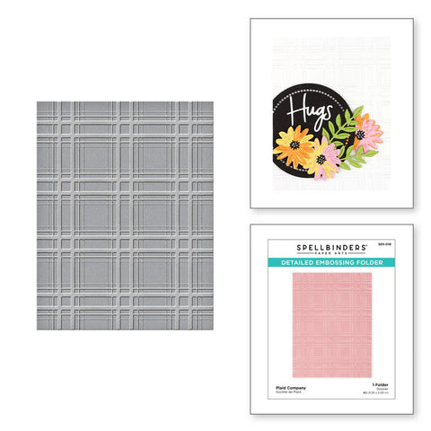 Spellbinders - Plaid Company Embossing Folder