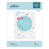 Spellbinders Sun Rays Embossing Folder