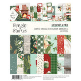 Simple Stories 6X8 Paper Pad, Simple Vintage Evergreen Memories