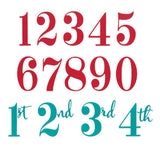 Sizzix Thinlits Die Set, Grand Numbers