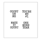 Sizzix Seth Apter Thinlits Die Set w/ Stamps, Recount