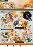 Studio Light Die-Cut Paper Pad Die-Cut Paper Autumn Story 20 Sheets