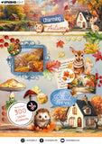Studio Light Die-Cut Paper Pad Paper Elements Charming Autumn 20 Sheets