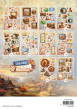 Studio Light Die-Cut Paper Pad Paper Elements Charming Autumn 20 Sheets