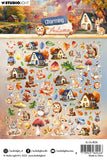 Studio Light Paper Elements Leaves, Animals & Houses Charming Autumn 108 Pieces