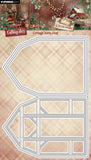 Studio Light SL Cutting Dies Cottage Barn Card Cottage Christmas