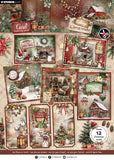 Studio Light Card Making Pad For Creating 12 Cards Cottage Christmas
