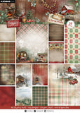 Studio Light  Designer Paper Pad Background Paper Cottage Christmas 36 Sheets