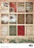 Studio Light  Designer Paper Pad Background Paper Cottage Christmas 36 Sheets