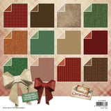 Studio Light Multi-Purpose Paper Pad Origami & Backgrounds Cottage Christmas