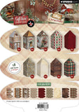 Studio Light Giftbox Paper Pad House Box Cottage Christmas 18 Sheets