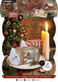 Studio Light Giftbox Paper Pad Christmas Cracker Cottage Christmas 18 Sheets