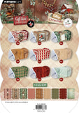 Studio Light Giftbox Paper Pad Christmas Cracker Cottage Christmas 18 Sheets