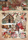 Studio Light Transparent Stickers Elements & Texts Cottage Christmas