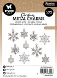 Studio Light- Metal Charms Snowflakes Essentials 10 Pieces
