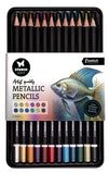 Studio Light Pencils 12 Colors With Metallic Finish