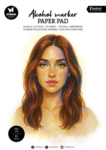 Studio Light Paper Pad for Alcohol Markers 120 GSM