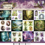 Studio Light Collage Paper Pad Collage Paper Pad Enchanted Fairytale 8X8 inches - 24 Sheets