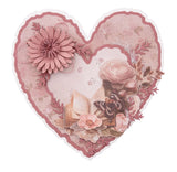 Studio Light Cutting Die Torn Edge Heart Shape Essentials 6 Pieces